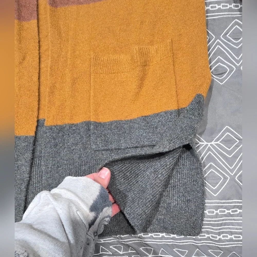 Madewell Kent Striped Cardigan Size Small - Picture 4 of 8